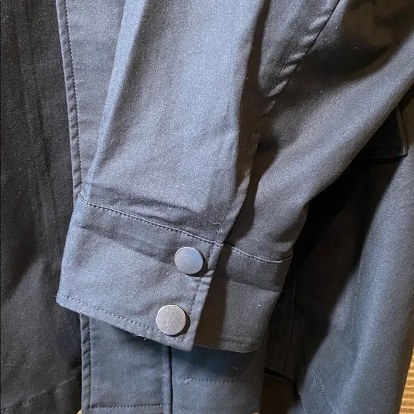 Universal Standard Plus Size Black Rain Jacket - Picture 6 of 8